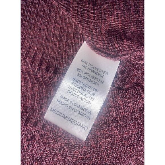 Midnight Purple Maroon Wm’s Sz Med Soft Comfy Shirt - Picture 5 of 5